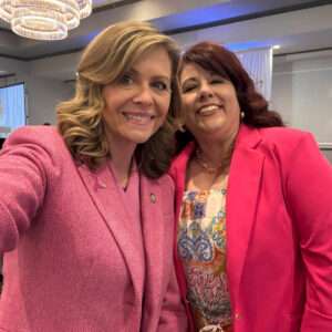 Sen. Bartolotta poses with Leanna Spada.