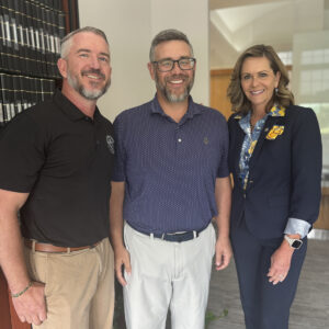 Sen. Bartolotta poses with Patrick Karnash and Andy Walz.