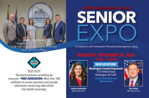 A graphic featuring information about this year’s senior expo which is all provided in the text of this article.